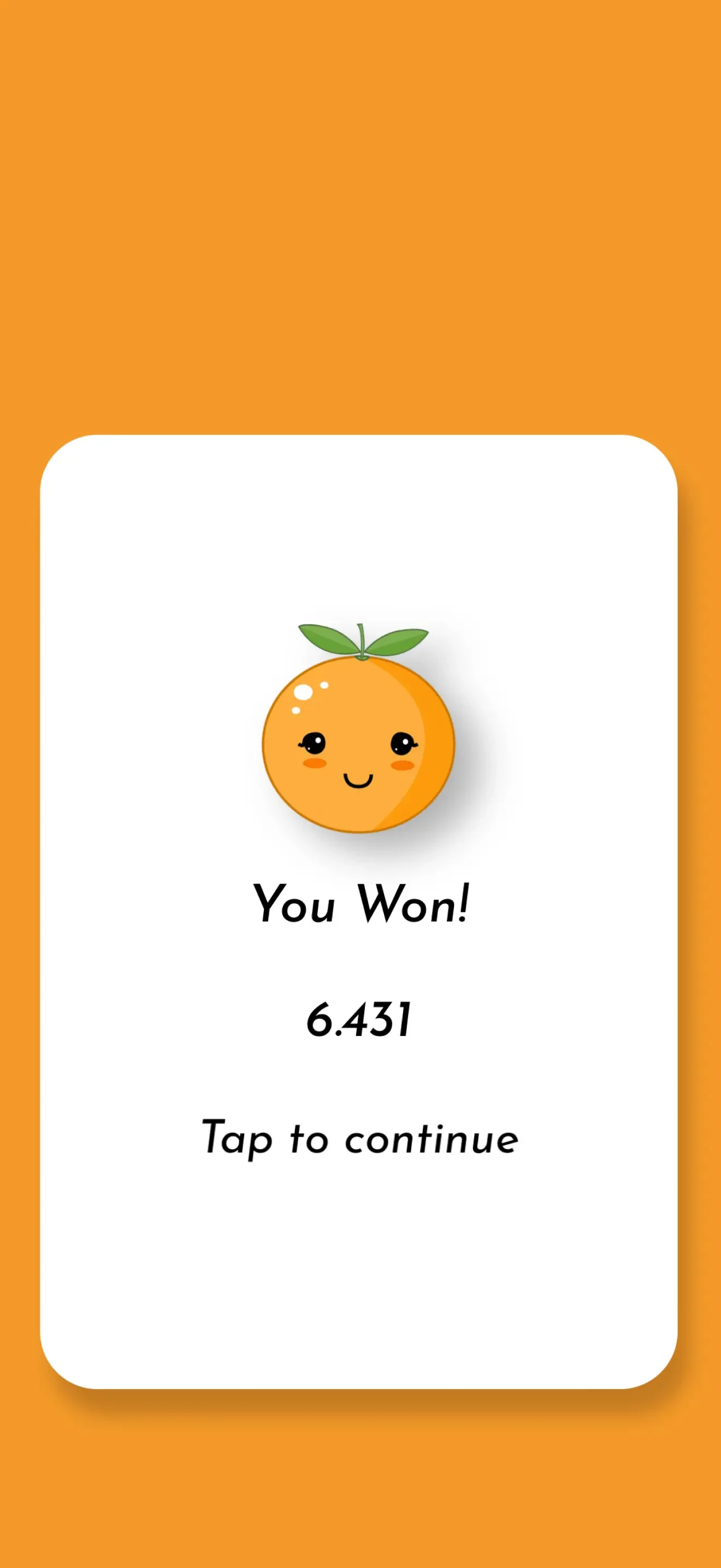 status updated and small orange icon is shown to keep track of discovered cards